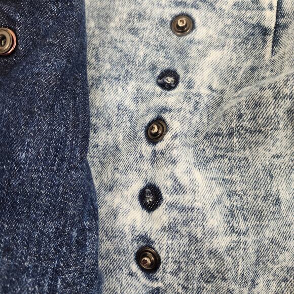 Retrofete Willa Skirt in Light Blue Acid Size Medium Button - Picture 10 of 10